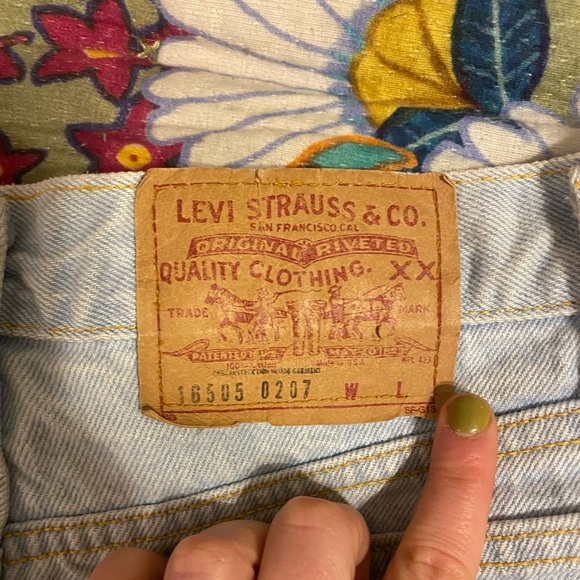 LEVIs Straight Leg Blue Jeans, size 14 - Picture 8 of 9